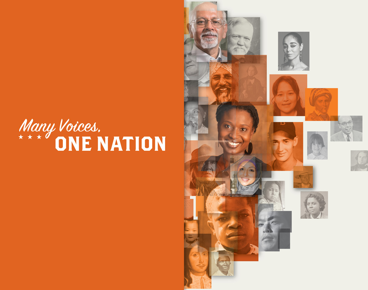 Explore the “Many Voices, One Nation” Exhibition