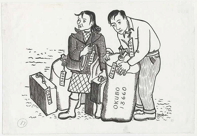 Check out Miné Okubo Collection on the Japanese American WWII Experience