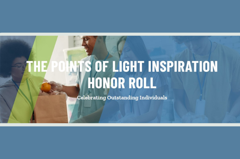 Nominate a changemaker you know for the Inspiration Honor Roll!