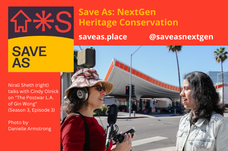 Save As: NextGen Heritage Conservation Podcast